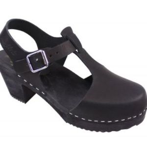 Lotta from Stocholm Highwood T-Bar Black with Black Sole